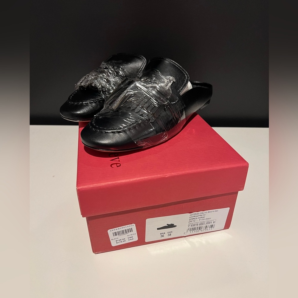 NIB Maeve Kiltie Tassel Loafer Mule - Picture 2 of 8